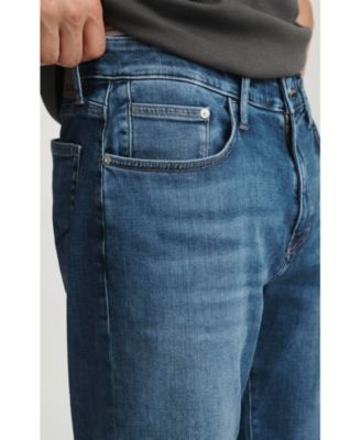 Men's Zach Straight Leg In Dark Brushed Feather Jeans
