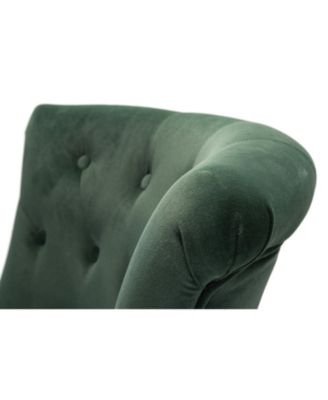 Upholstered Paolino Accent Chair with Button-tufted Back