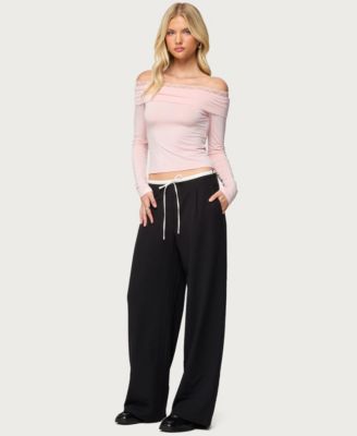 Women's Janus Lacey Fold Over Top