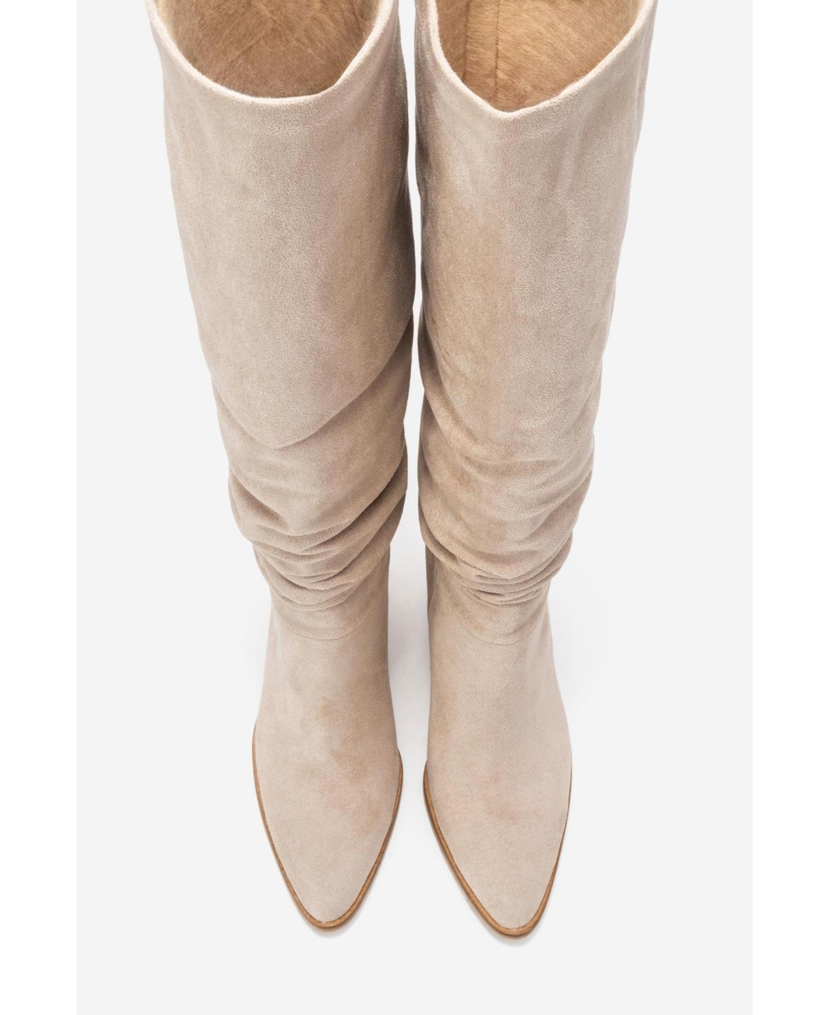 Prologue Shoes Vianella Block Heel Knee High Boot (Women)