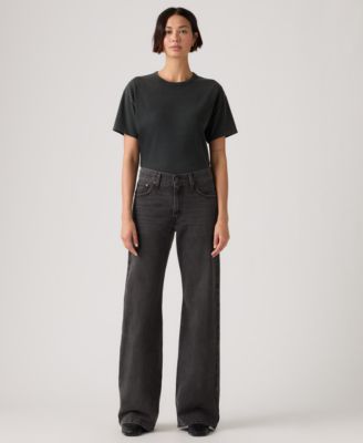 Women's Middy Loose Mid Rise Bootcut Jeans