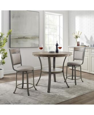 Franklin Gathering Counter Height 42 inch - Round Pub Table Pewter