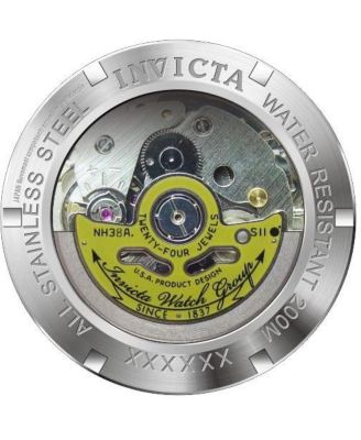 Men's 20436 Pro Diver Automatic 3 Hand Black Dial Watch