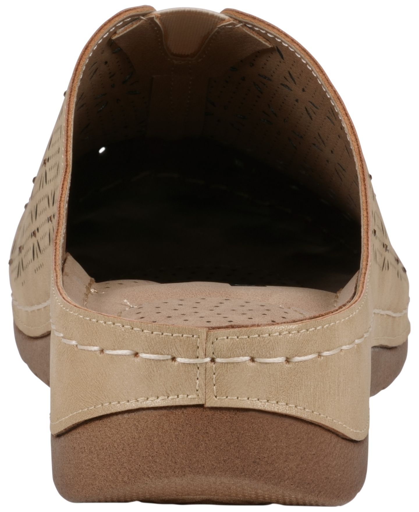 Женские сабо GC Shoes Vale Wedge Mules, цвет: Бежевый — фото 3