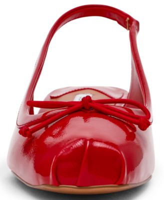 Women's Slingback Block-Heel Ballet Pumps