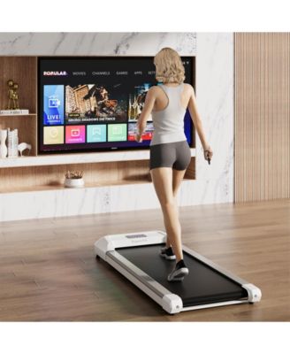 2.25 HP Walking Pad with LED Display and Remote Control-Grey