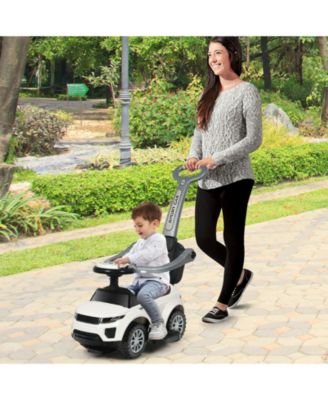 3 In 1 Ride on Push Car Toddler Stroller Sliding Car with Music