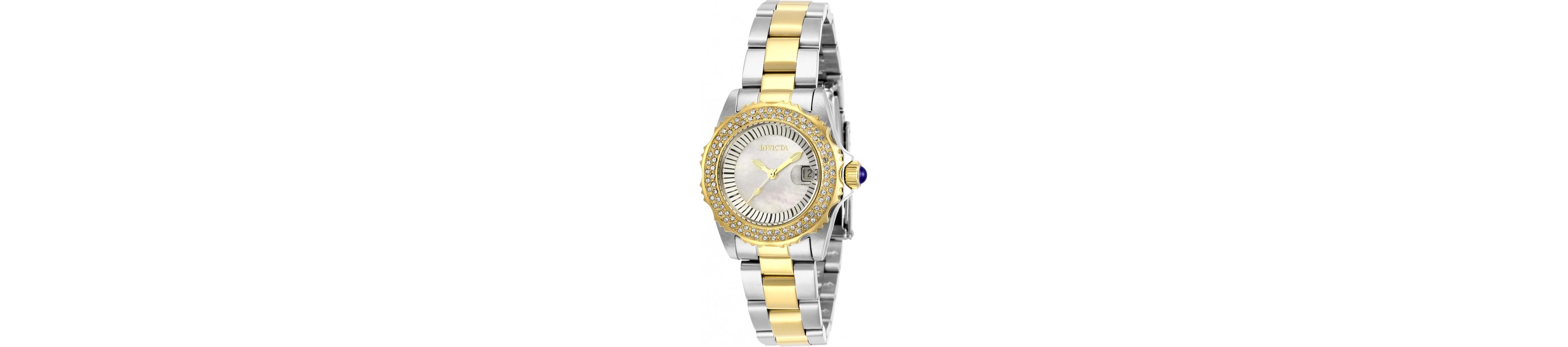 Invicta Women's 28443 Angel Quartz 3 Hand White Dial Watch