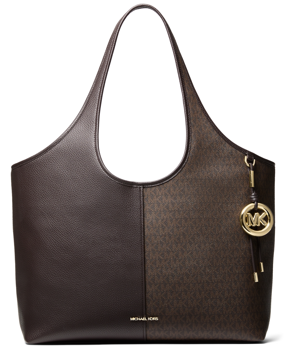 Michael Kors Michael  Henly Extra Large Shopper Tote Bag In Brown