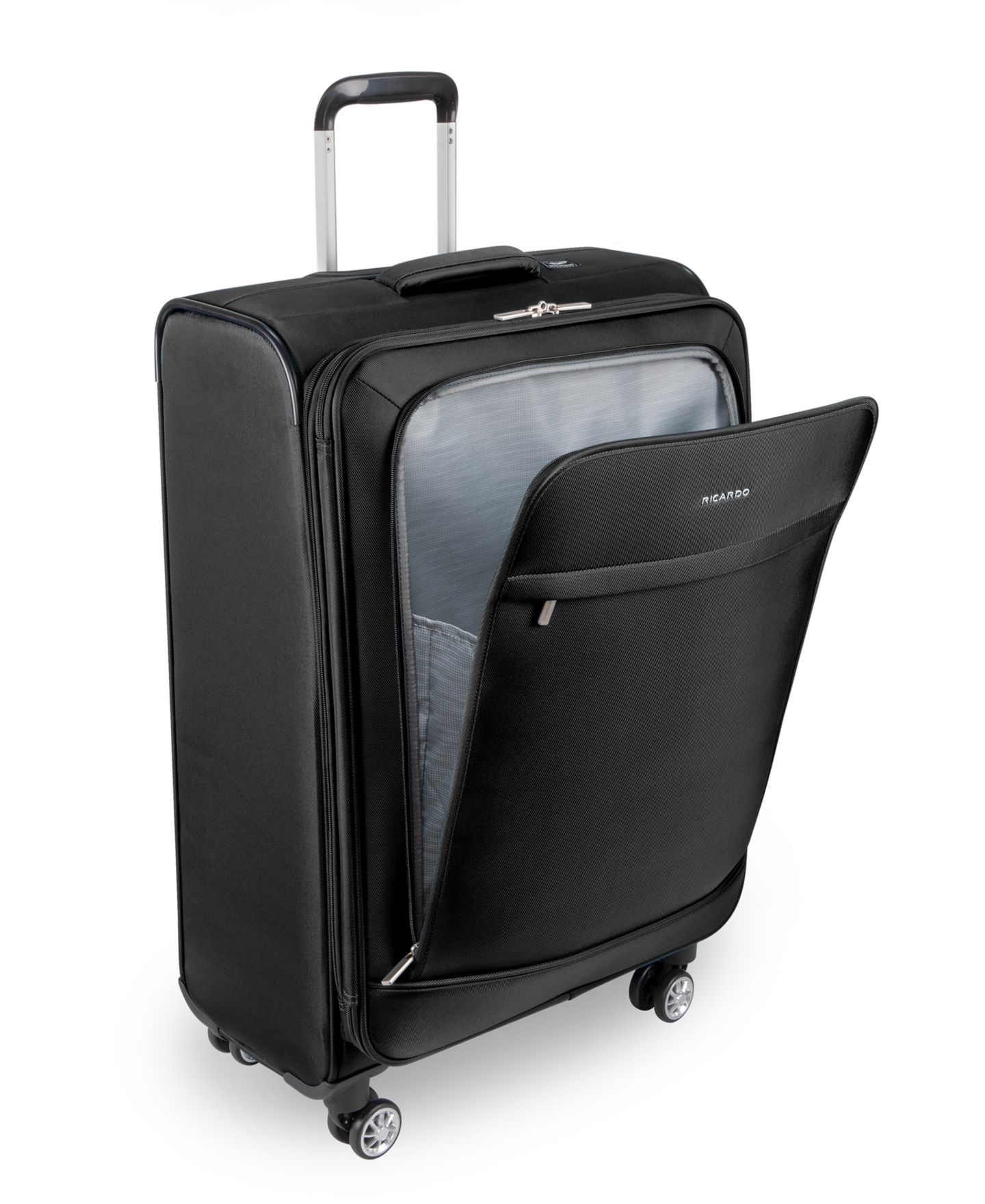 Чемодан Ricardo Torrance Softside 26" Medium Check-In Spinner Suitcase, цвет: Угольный — фото 8