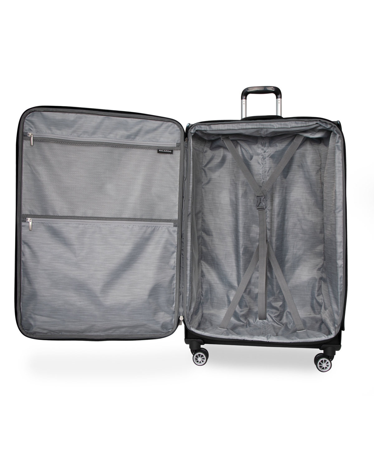 Ricardo Torrance Softside 30" Large Check-in Spinner Suitcase In Gray