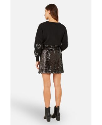 Women's Sequin Mini Skirt