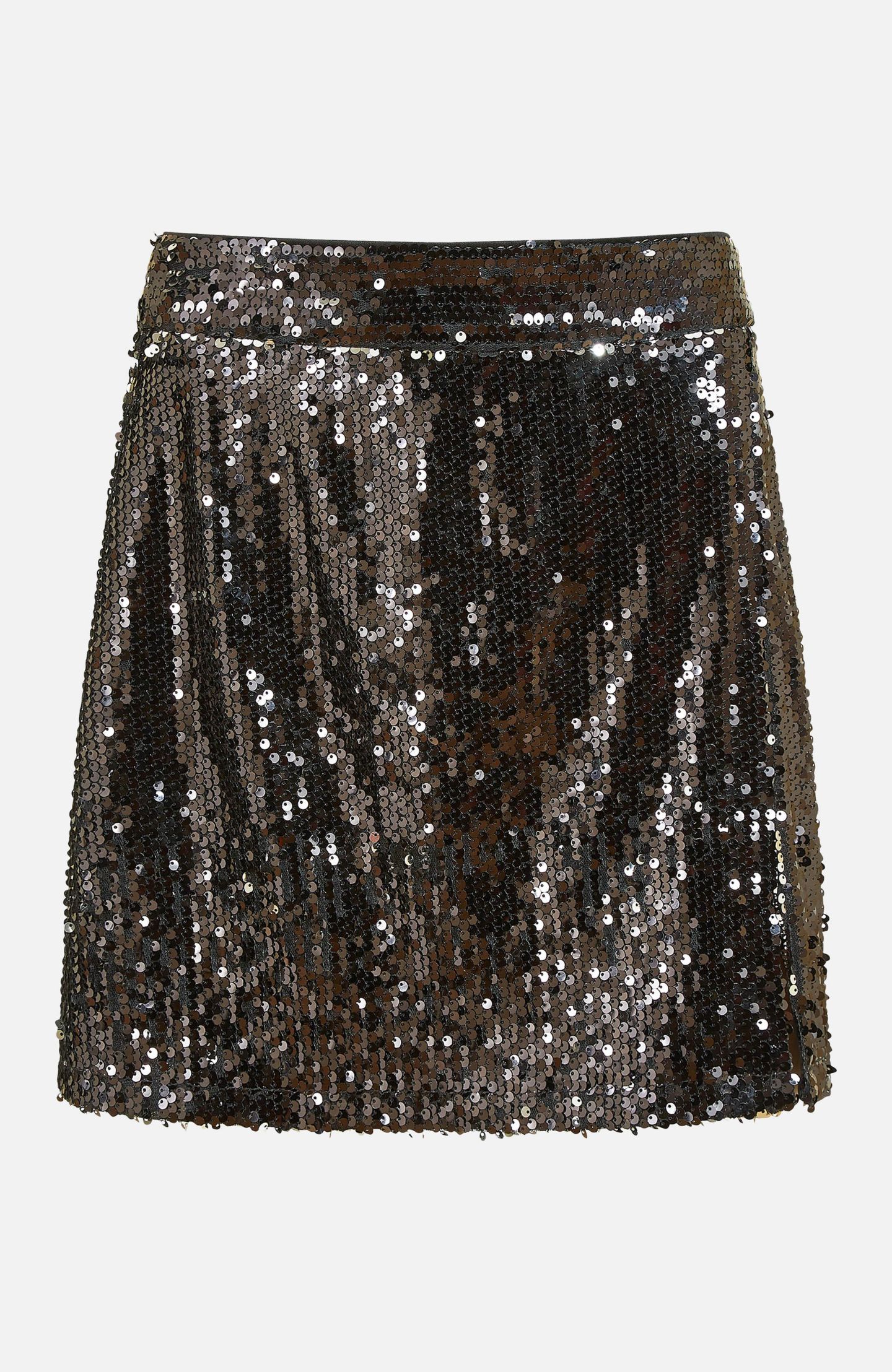 Женская юбка Yumi Sequin Mini, цвет: Чёрный — фото 5