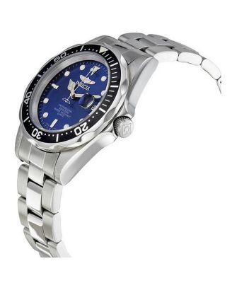 Men's 10664 Pro Diver Quartz 3 Hand Blue Dial Watch