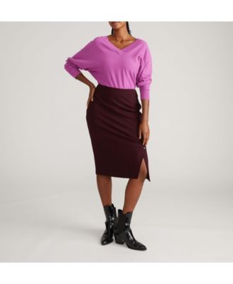 Plus Size Anya Ponte Skirt