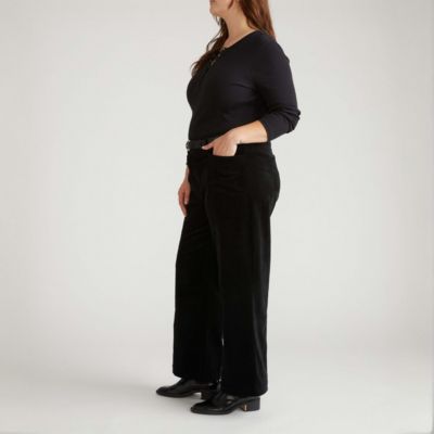 Women's Plus Camila Wide Leg Corduroy Pants