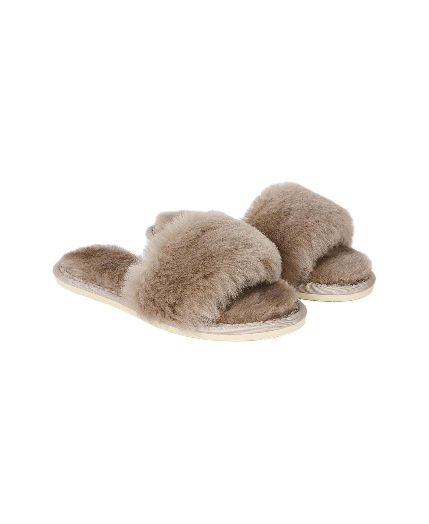 Женские тапочки Celtic & Co. Luxe Slide Slipper, цвет: Овсяный — фото 5