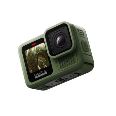 HERO13 Black in Forest Green Bundle with 64GB Memory Card and EVA Case