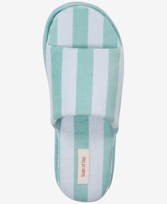 Women's Open Toe Boxed Slippers