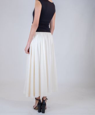 Women's Two-Toned Drop Waist Crewneck Dress