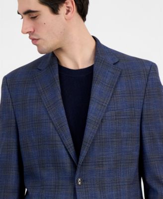 Men's Classic-Fit Plaid Sport Coat