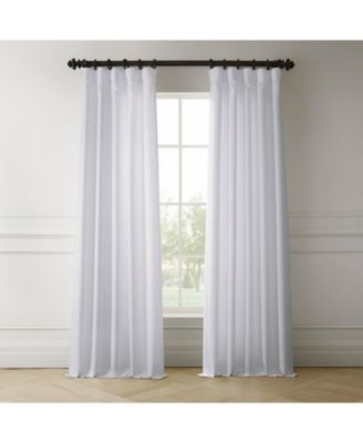 Italian Faux Linen Room Darkening Curtain
