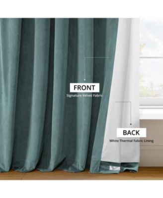 Signature Velvet Blackout Curtain