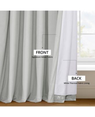 Signature Extra Wide Velvet Blackout Curtain