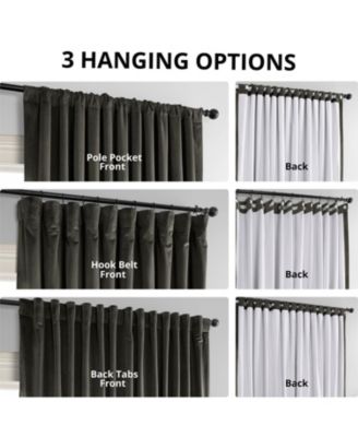 Signature Extra Wide Velvet Blackout Curtain