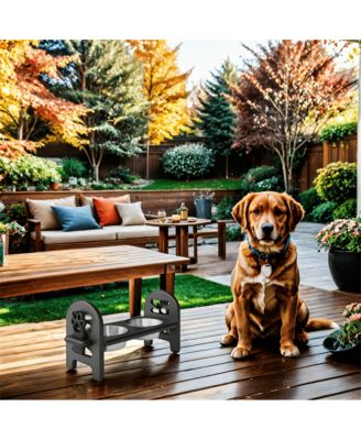 Adjustable Collapsible Pet Bowl Travel-Ready Durable HDPE Repurposed Material