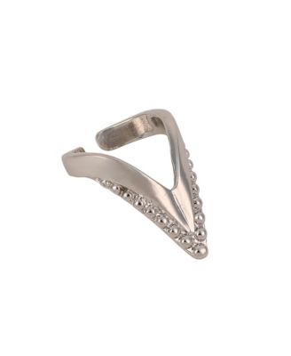 Women's The Piercer Nail Rings - Metallic Silver (Set Of 2)