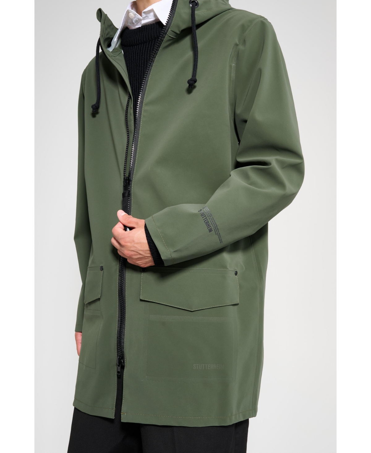 Stutterheim Men's Stockholm Matte Winter Coat