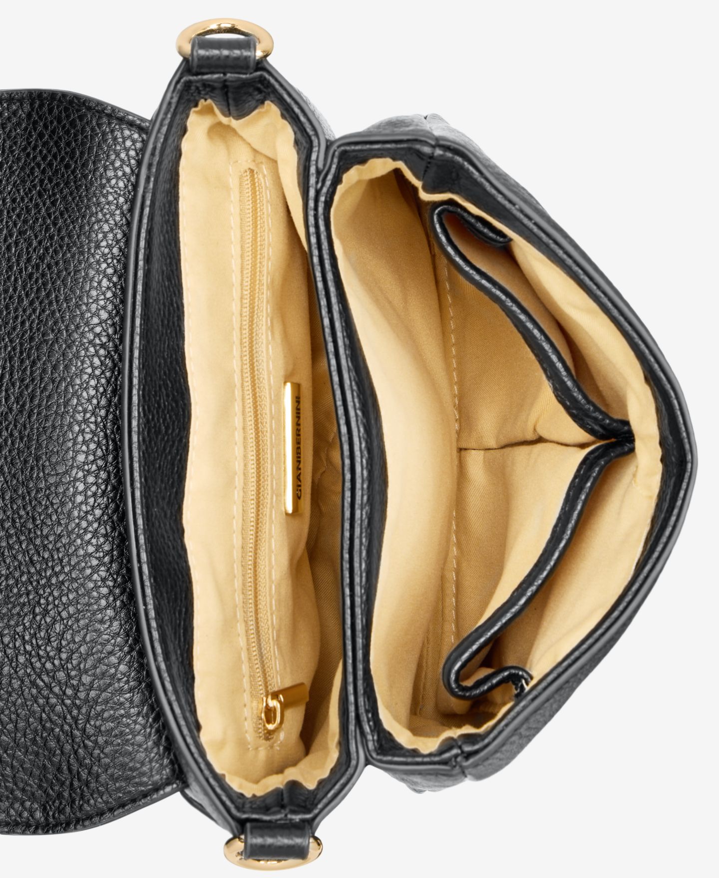 Женская сумка Giani Bernini Pebble Square Crossbody, цвет: Чёрный — фото 6