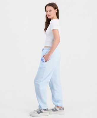 Juniors' New York Puff-Print Jogger Pants