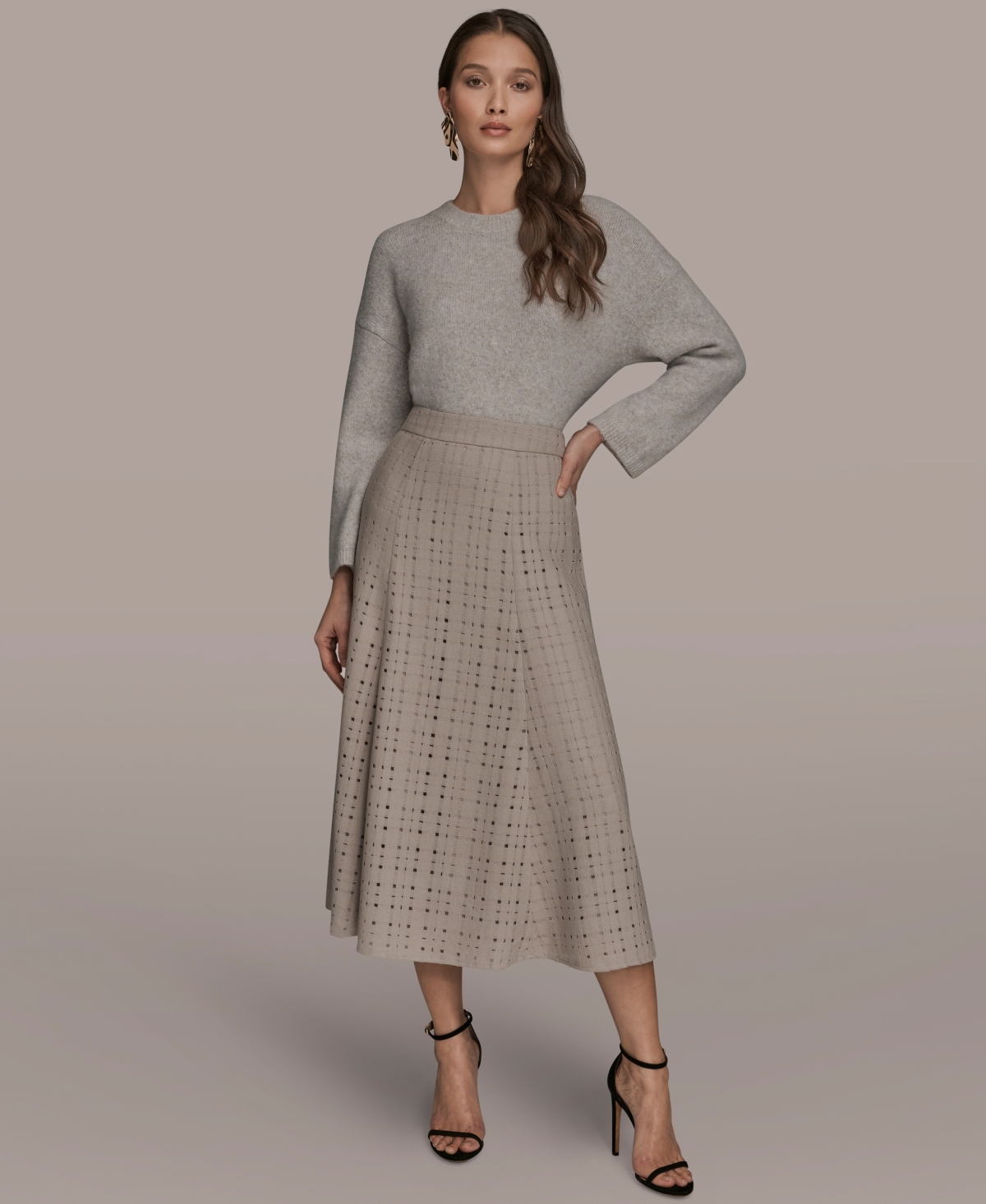 Donna Karan New York Women's Side Zip A-Line Skirt