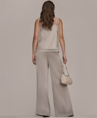 Women's Sleeveless Beaded Top