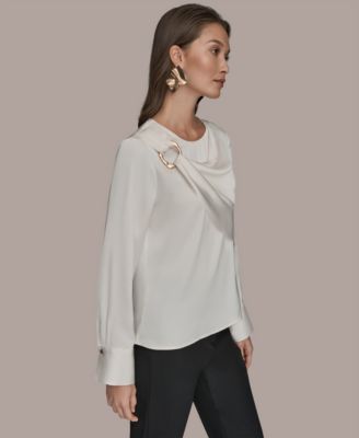 Women's Scoop Neck Long-Sleeve Top