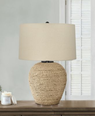 Lighting 25" Rattan Table Lamp