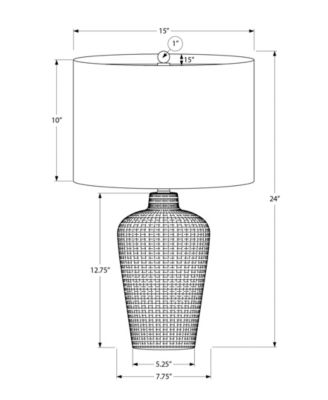 Lighting 24" Ceramic Table Lamp
