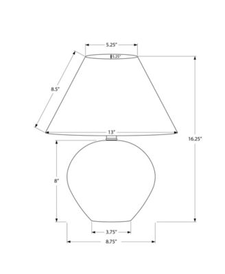 Lighting 16" Ceramic Table Lamp