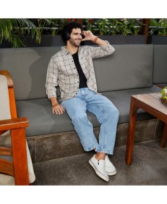 Men's Coin Grey BiGraph-Check Shirt