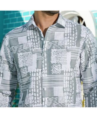 Men's Flint Grey Verve-Impressionistic Shirt