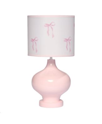 Coquette Floral Aesthetic Pink Bows Lamp with Shade