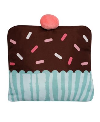 Interactive 2-n-1 Soft Toddler Cupcake/Bakery Pillow Play Set