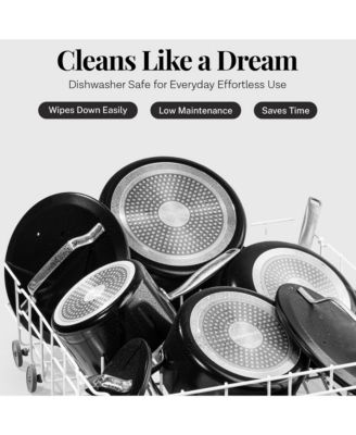 Modern Ceramic Nonstick 11-Piece Ultra Performance Cookware Set