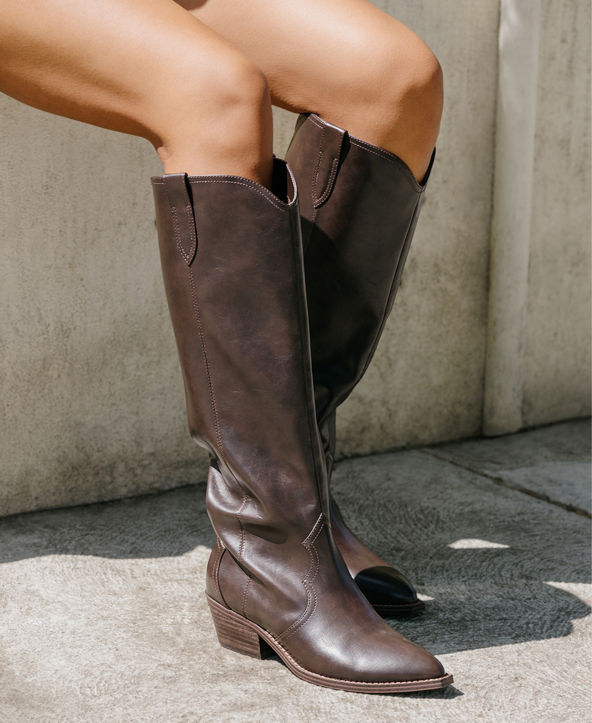 Dv Dolce Vita Women's Kit Knee-High Cowboy Boots