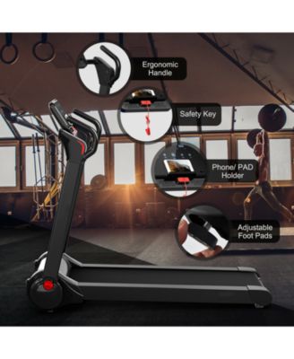 2.25 HP Electric Motorized Folding Running Treadmill Machine with LED Display