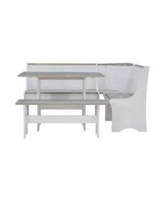 Parkside Greywash White Corner Nook