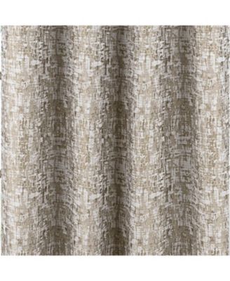 RT Designer Collection Cambridge Jacquard Luxurious Decorative Grommet Curtain Panel 54" x 90" Taupe