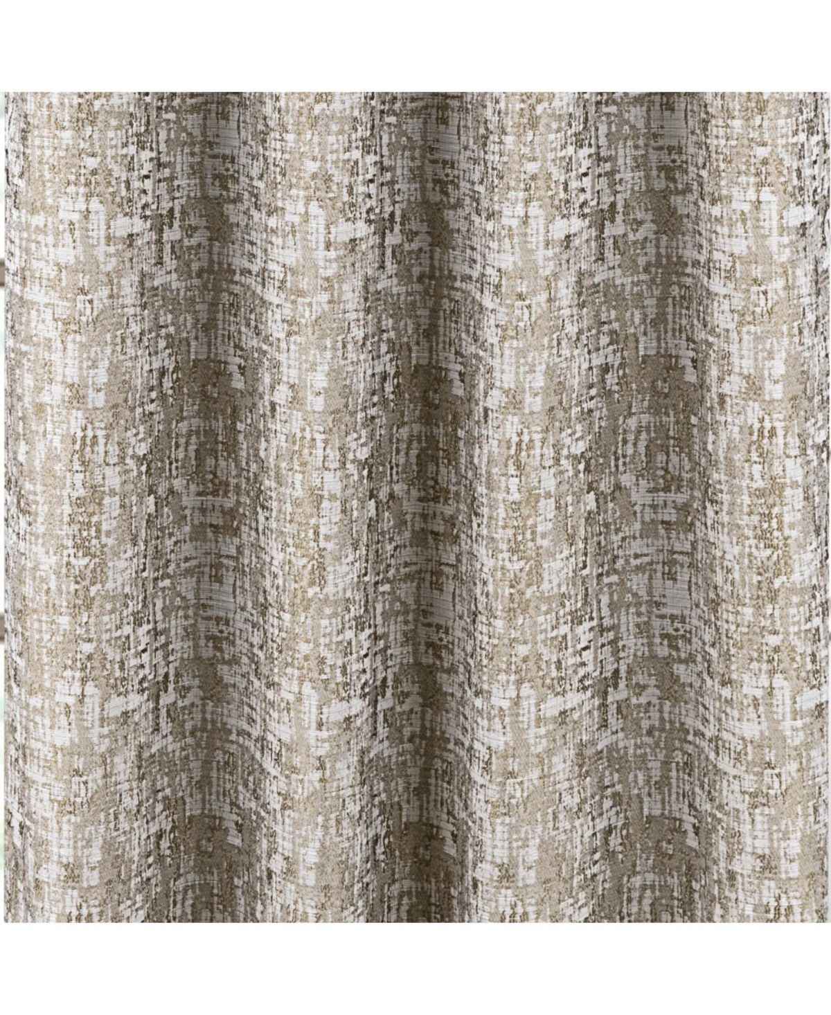 Rt Designer Collection Cambridge Jacquard Luxurious Decorative Grommet Curtain Panel 54" x 90" Taupe